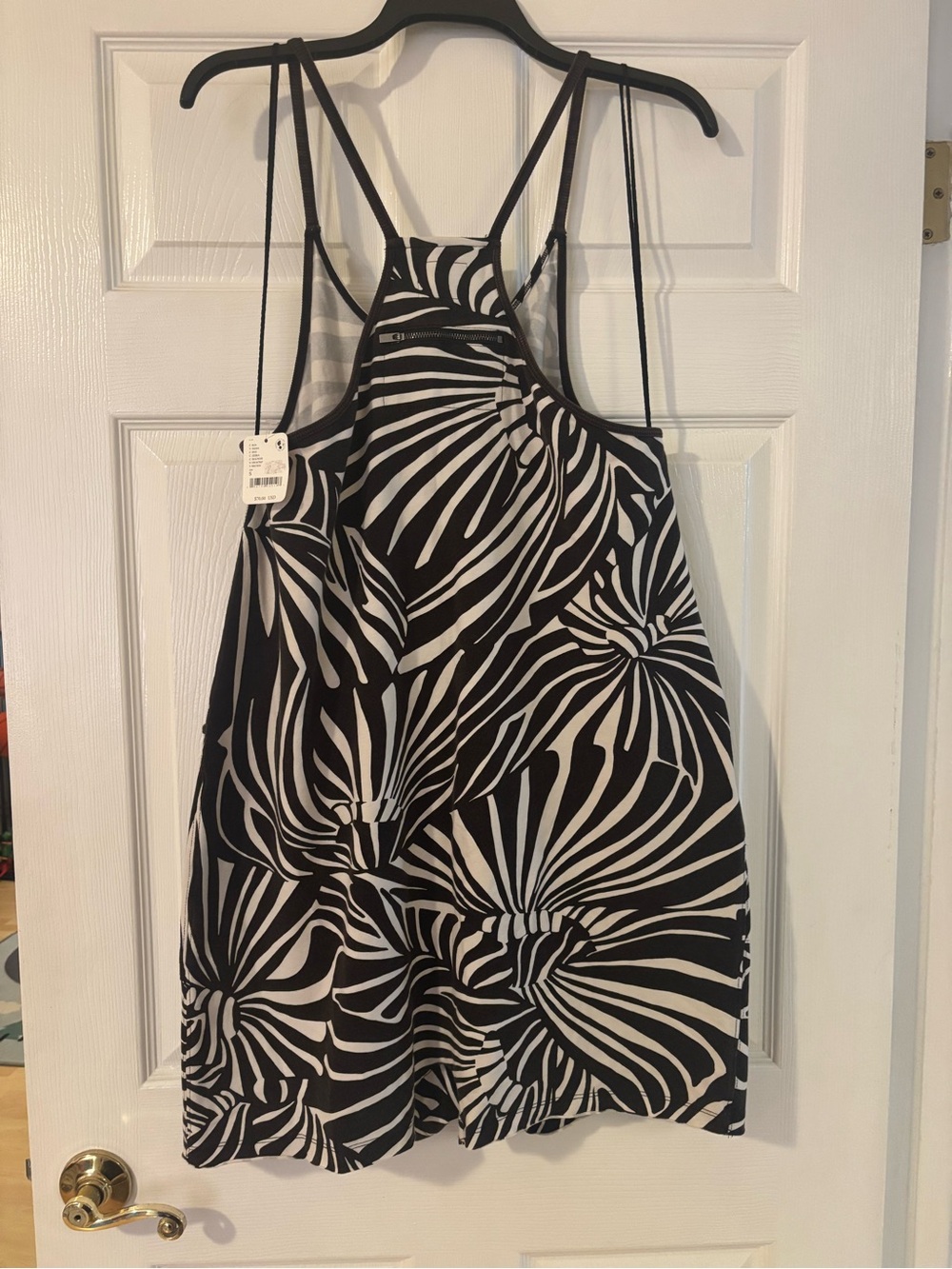 (NWT) FP Movement Hot Shot Romper Black & White Zebra Design - Picture 3 of 6